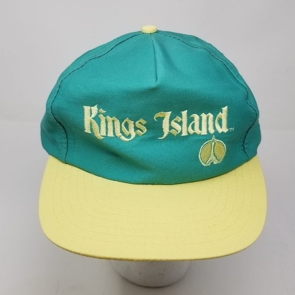 Vintage Kings Island Amusement Park Embroidered Snapback Hat Taiwan OSFA Ohio - Picture 11 of 11